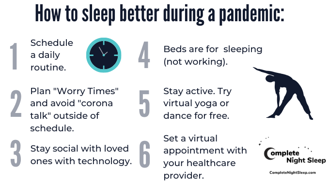 How to sleep better during a pandemic